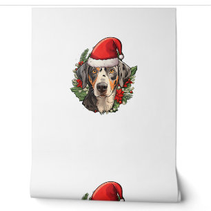 Funny Christmas Catahoula Leopard Dog Wallpaper