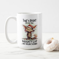 Funny Christmas Cats Naughty List