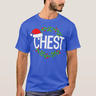 Funny Christmas Chest Nuts Christmas Couple Mr And T-Shirt