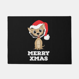 Funny Christmas Chihuahua product - perfect Doormat