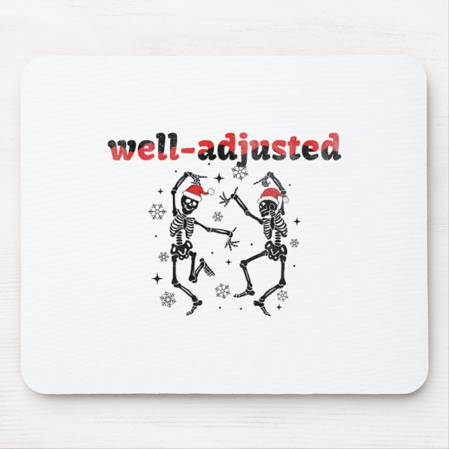 Funny Christmas Chiropractic Radiology Adjustment  Mouse Mat (Front)