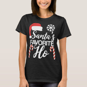 Funny Christmas Claus Family Pajama Santas Favorit T-Shirt