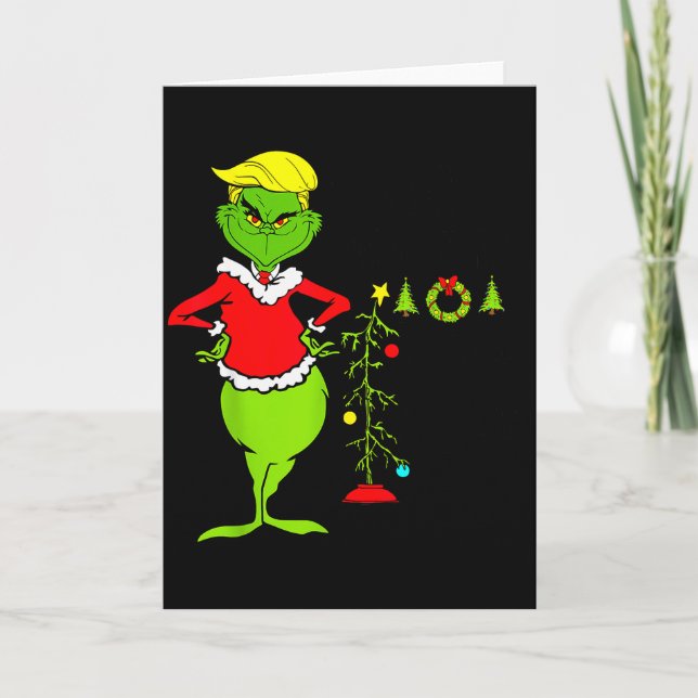 Funny Christmas Clothing _ Make Christmas Great Ag Card (Front)