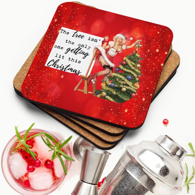 Funny Christmas Coaster Gift Best Friend (Creator Uploaded)