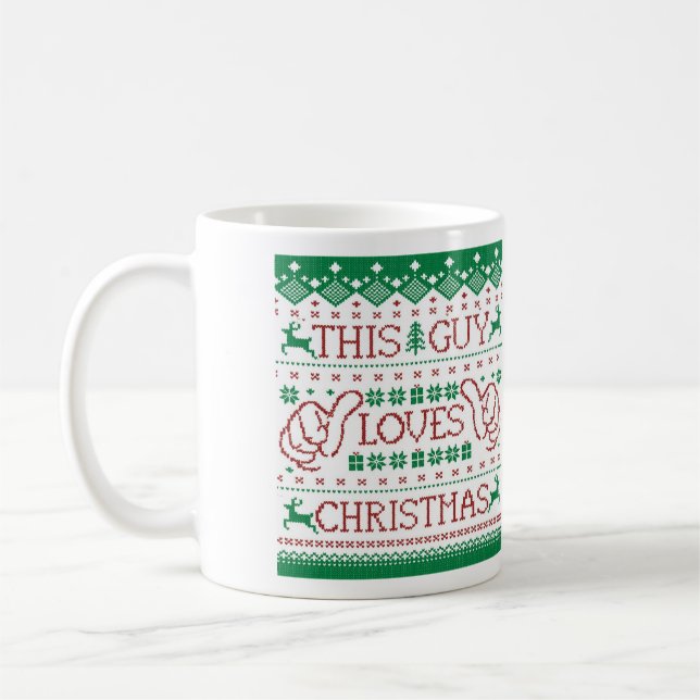Funny Christmas Coffee Mug (Left)