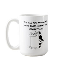Funny Christmas Coffee Mug | Santa Coffee Mug | 