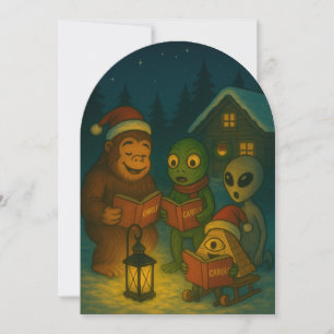 Funny Christmas Conspiracy Holiday Card