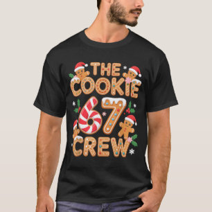 Funny Christmas Cookie Crew 67 Meme Party Vibes Ba T-Shirt