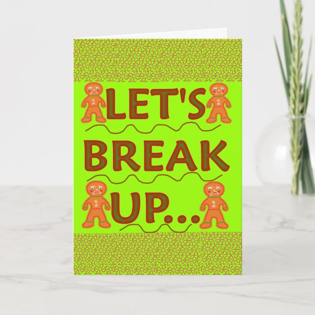 Funny Christmas Cookie Holiday Card (Front)