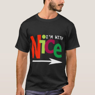 Funny Christmas Couple Matching Naughty & Nice #2 T-Shirt