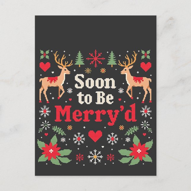  Funny Christmas Couples  Postcard (Front)