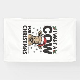 Funny Christmas Cow Vintage Holiday Shirt Design_1 Banner