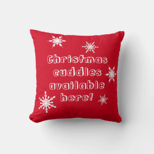 Funny Christmas Cuddles Available Here Cushion