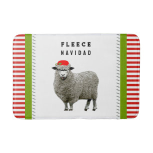 Funny Christmas Decor Bath Mat