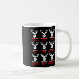Funny Christmas Deer Bow Hunting Santa  Coffee Mug