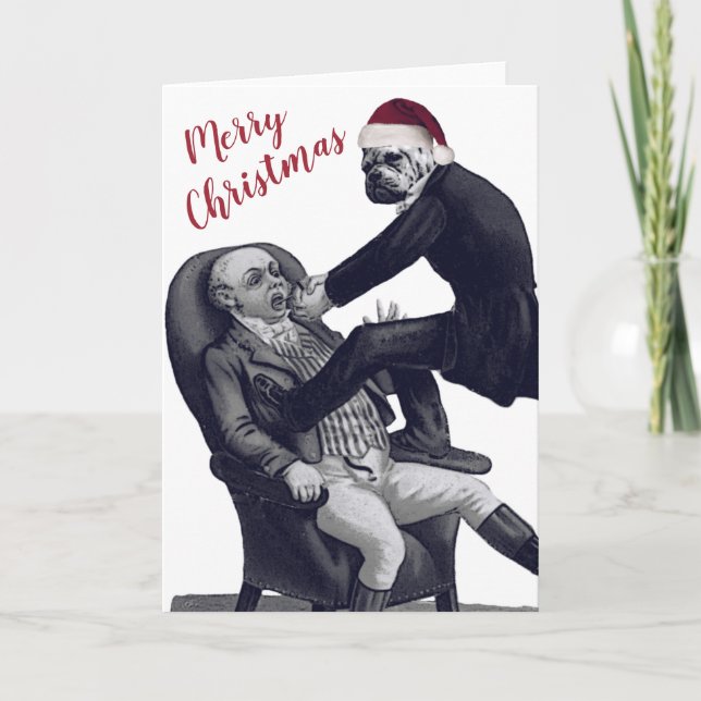 Funny Christmas Dentist Card (Front)