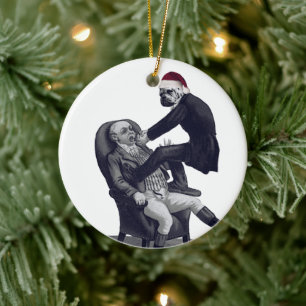 Funny Christmas Dentist Ceramic Tree Decoration