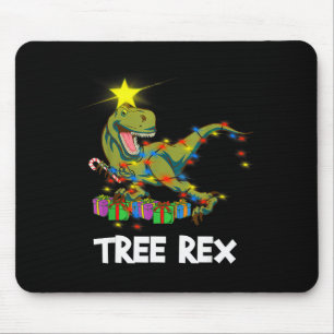 Funny Christmas Dinosaur Tree Rex Men Women Kids G Mouse Mat