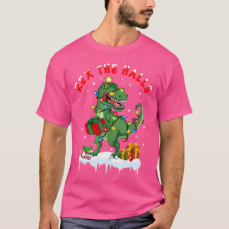 Funny Christmas Dinosaur Trex For Boys Rex The Hal T-Shirt