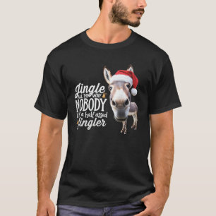Funny Christmas Donkey Lovers Farm Holiday Animal T-Shirt