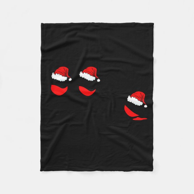 Funny Christmas Drink Drank Drunk Xmas Holiday  Fleece Blanket (Front)