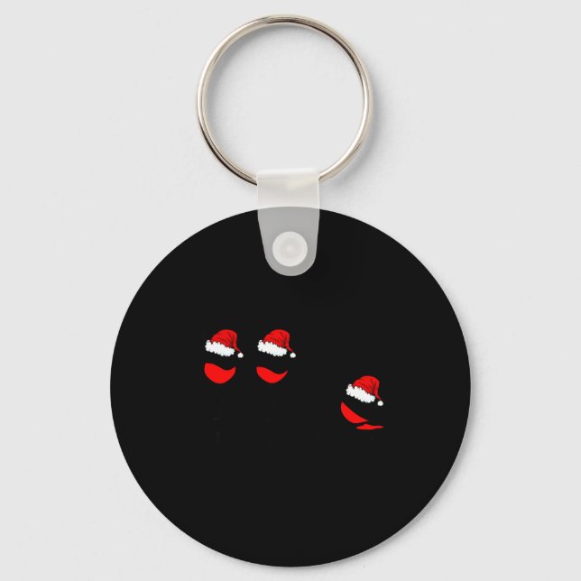 Funny Christmas Drink Drank Drunk Xmas Holiday  Key Ring (Front)
