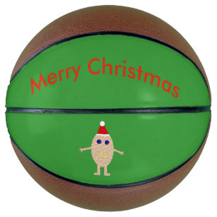 Funny Christmas Egg Basketballs