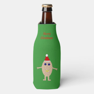 Funny Christmas Egg Custom Bottle Cooler
