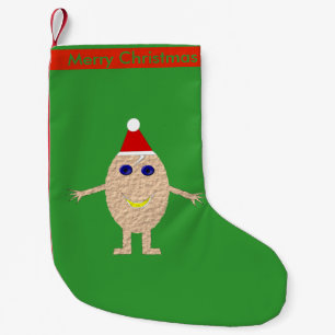 Funny Christmas Egg Custom Stocking