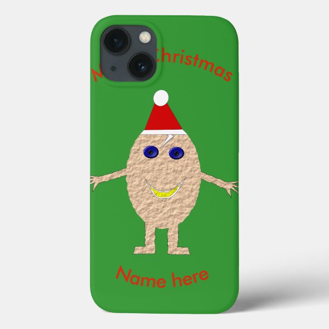 Funny Christmas Egg iPad Case (Back)