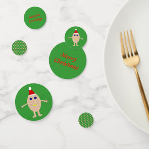 Funny Christmas Egg Personalised Confetti