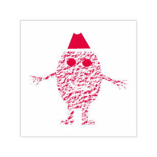 Funny Christmas Egg Self Inking Stamp