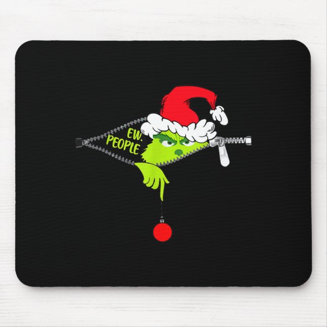 Funny Christmas Ew People Men Women Kid Boys Girls Mouse Mat (Front)