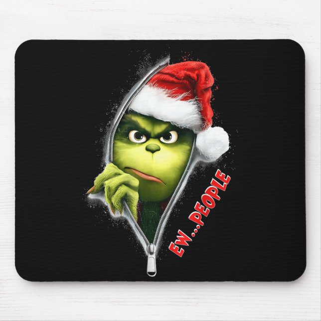 Funny Christmas Ew People Men Women Kid Boys Girls Mouse Mat (Front)