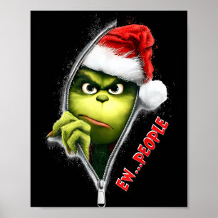 Funny Christmas Ew People Men Women Kid Boys Girls Poster
