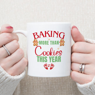 FUNNY CHRISTMAS EXPECTING MOM MUG