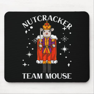 Funny Christmas Family Dance Team Mouse Nutcracker Mouse Mat