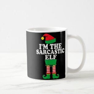 Funny Christmas Family I'm The Sarcastic Elf Coffee Mug