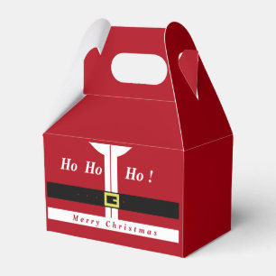 Funny Christmas Favour Box Santa Claus Gift