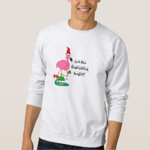 Funny Christmas Flamingo Sweatshirt