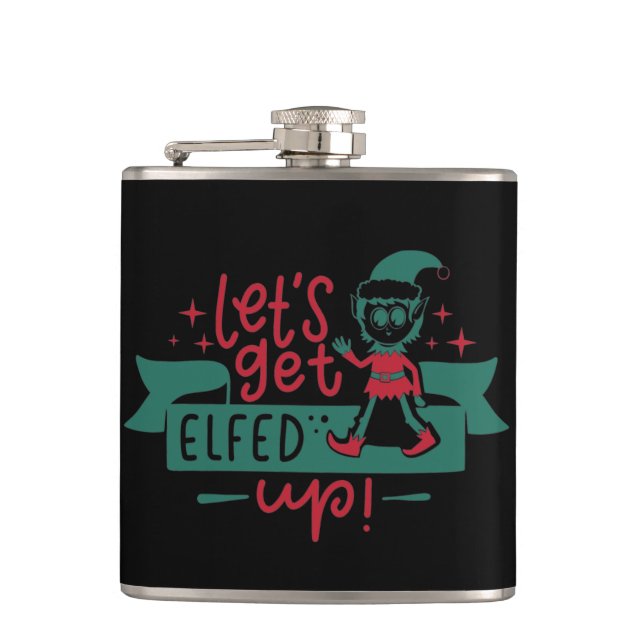 Funny Christmas Flask (Front)