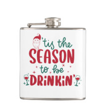 Funny Christmas Flask
