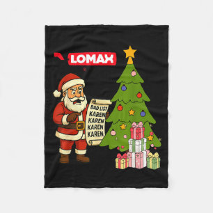 Funny Christmas Fleece Blanket