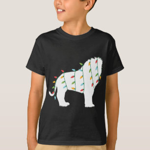 Funny Christmas for Animal Lover Christmas Lights  T-Shirt
