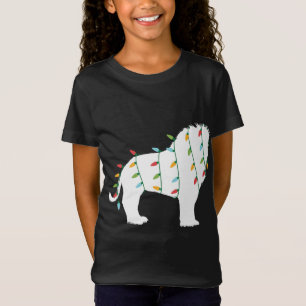 Funny Christmas for Animal Lover Christmas Lights  T-Shirt