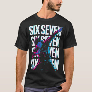 Funny Christmas Gamer Dabbing Xmas Dab Six Seven 6 T-Shirt