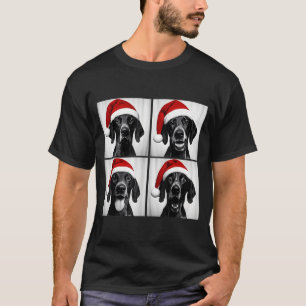 Funny Christmas German Shorthaired Inter Santa Pho T-Shirt