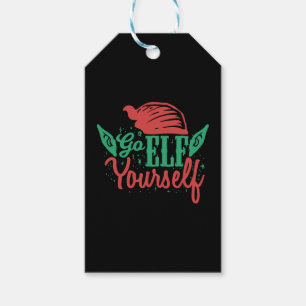 Funny Christmas Gift For A Christmas Elf Tags
