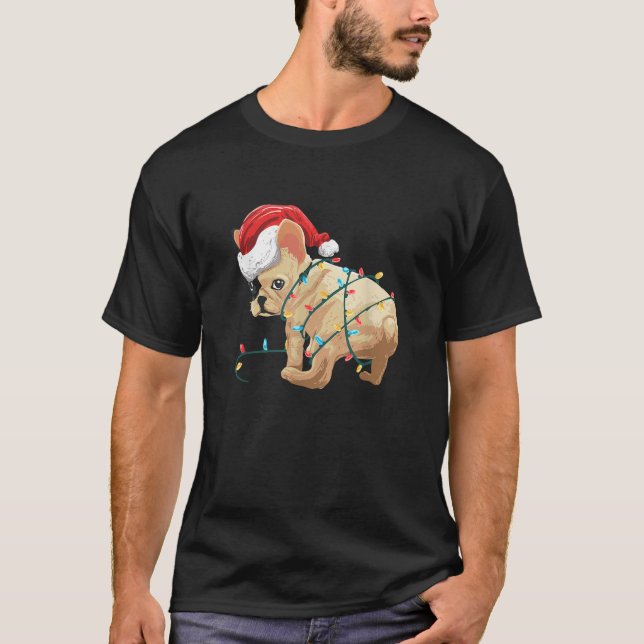 Funny Christmas Gift For A French Bulldog Owner  T-Shirt (Front)