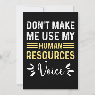 Funny Christmas Gift For Human Resources for mum Invitation